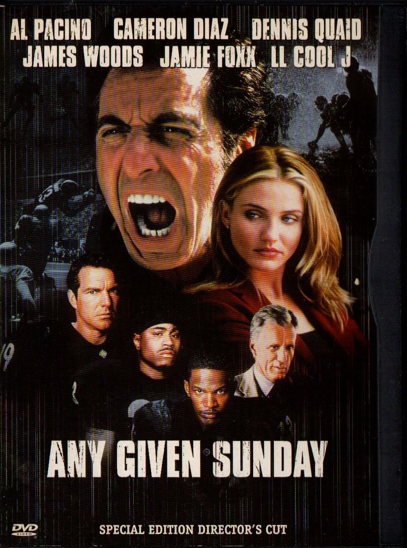 ANY GIVEN SUNDAY - AL PACINO - CAMERON DIAZ - SNAPCASE DVD 2.EL