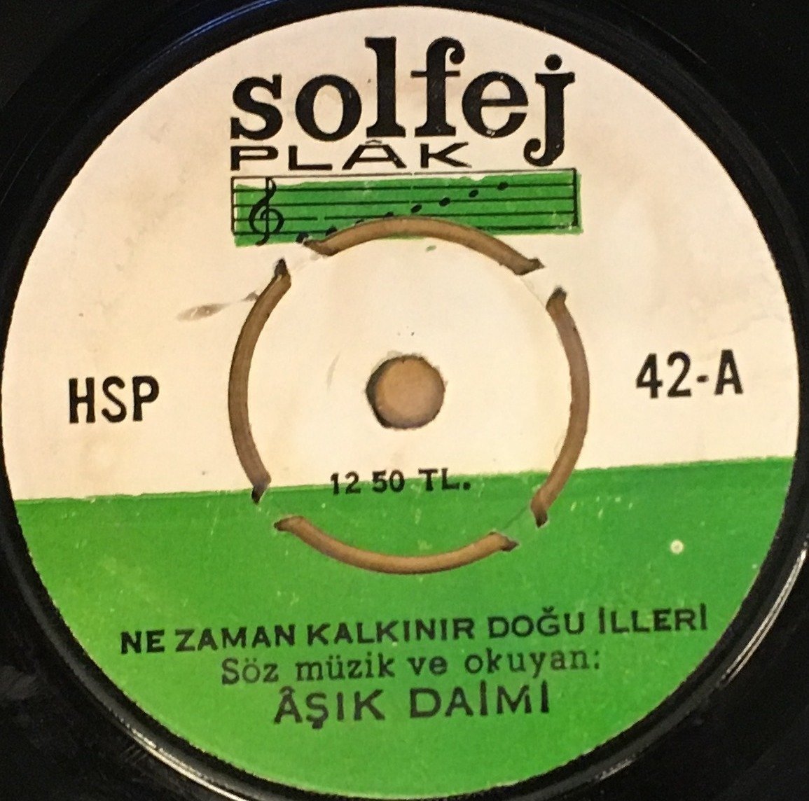 AŞIK DAİMİ - NE ZAMAN KALKINIR DOĞU İLLERİ 7'' 45 DEVİR