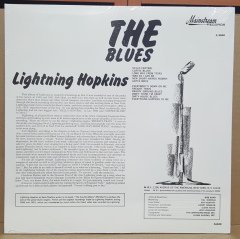 LIGHTNING HOPKINS - THE BLUES - LP BLUES SIFIR PLAK