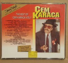 CEM KARACA - BEST OF VOL 1 (1996) - CD ESKİ PLASTİK SARI BANDROL TAMİRCİ ÇIRAĞI NAMUS BELASI 2.EL