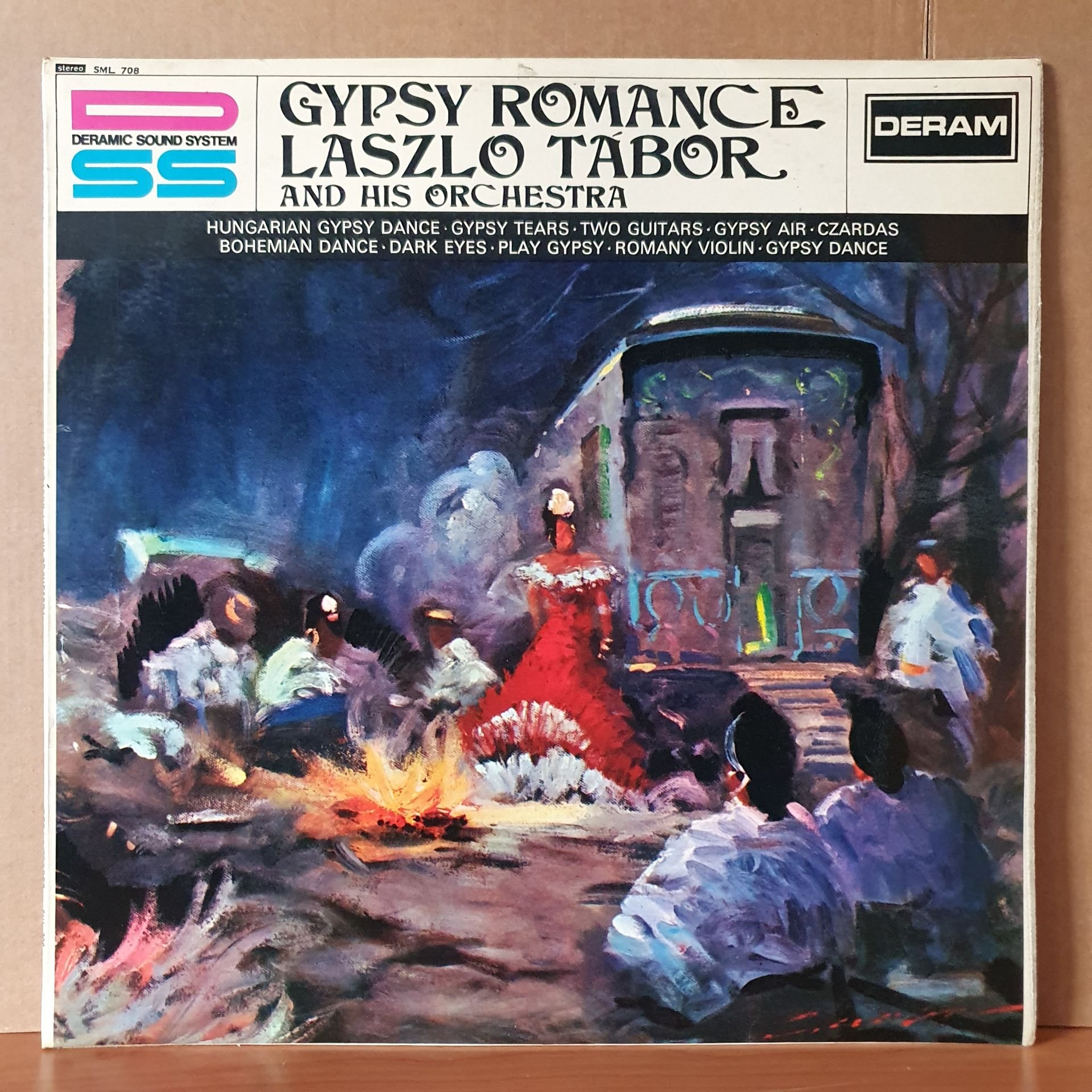 LASZLO TABOR AND HIS ORCHESTRA - GYPSY ROMANCE (1967) - LP 2.EL PLAK