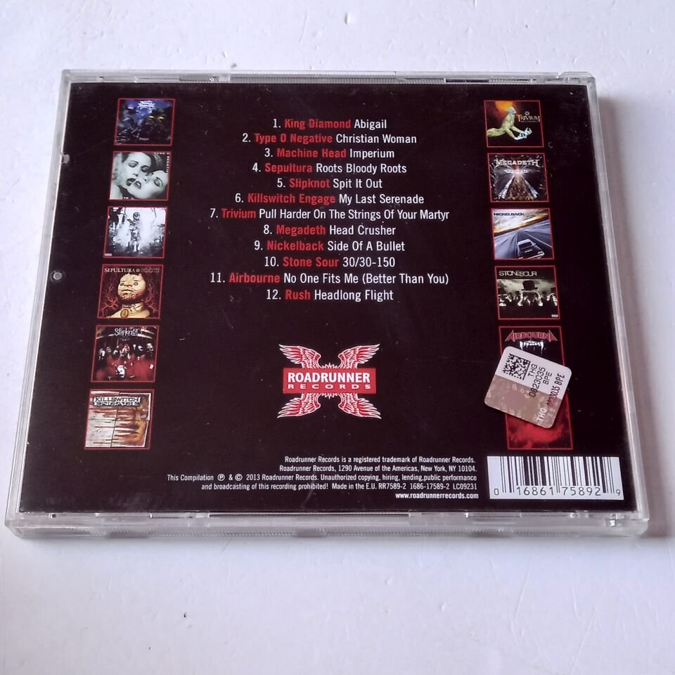 THREE DECADES OF ROADRUNNER RECORDS - KING DIAMOND, TYPE O NEGATIVE, MEGADETH, SEPULTURA, SLIPKNOT (2013) - CD 2.EL