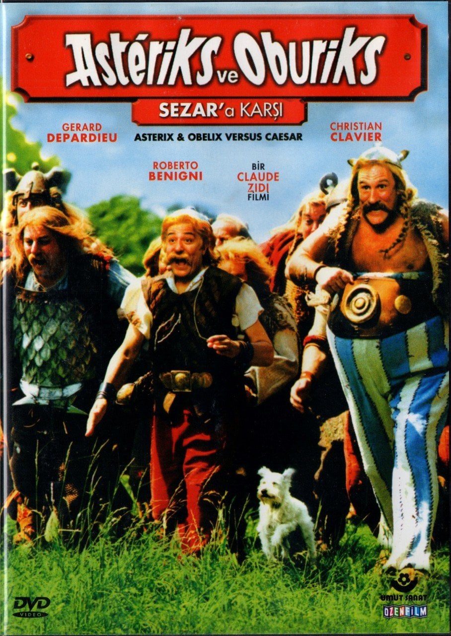 ASTERİKS SEZAR'A KARŞI - ASTÉRİX & OBÉLİX CONTRE CÉSAR - GÉRARD DEPARDIEU - ROBERTO BENIGNI - CLAUDE ZIDI - DVD 2.EL
