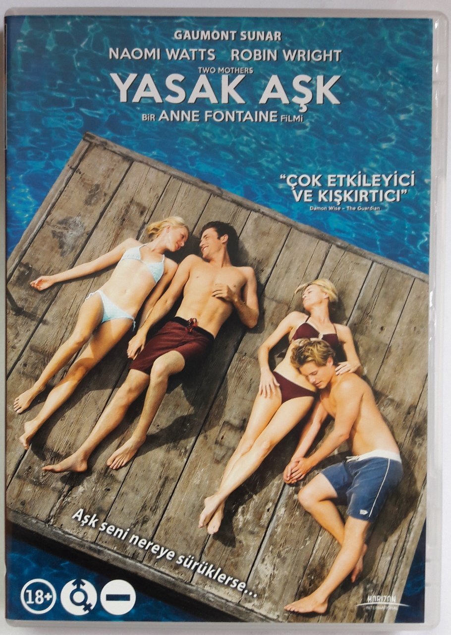 YASAK AŞK - TWO MOTHERS - NAOMI WATTS - ROBIN WRIGHT - ANNE FONTAINE - DVD 2.EL