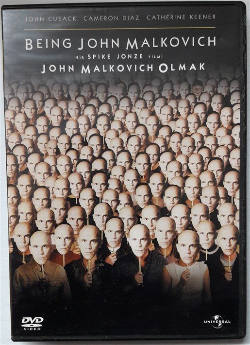JOHN MALKOVICH OLMAK - BEING JOHN MALKOVICH - JOHN CUSACK - CAMERON DIAZ - CATHERINE KEENER - SPIKE JONZE - DVD SIFIR