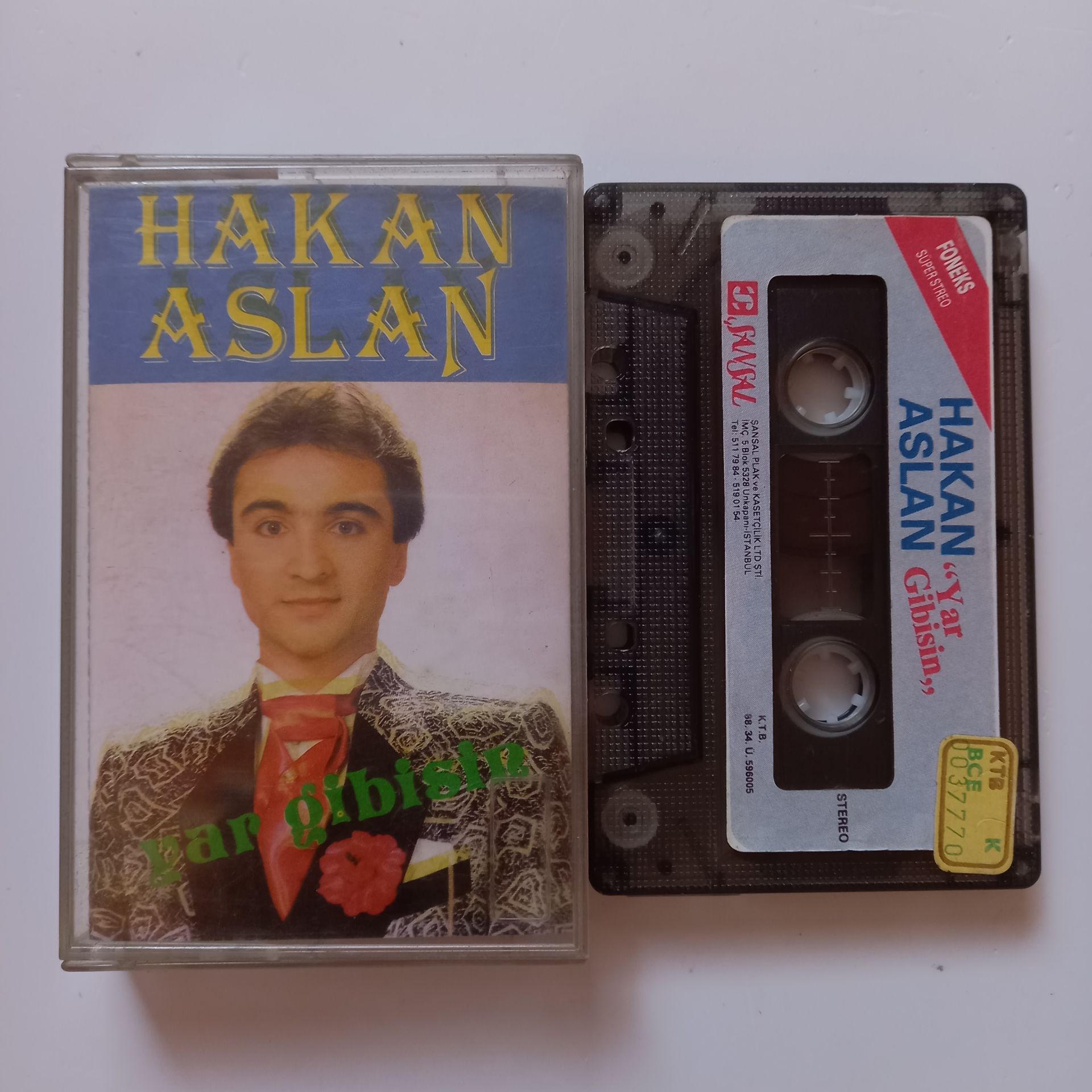 HAKAN ASLAN - YAR GİBİSİN (1988) -  KASET 2.EL