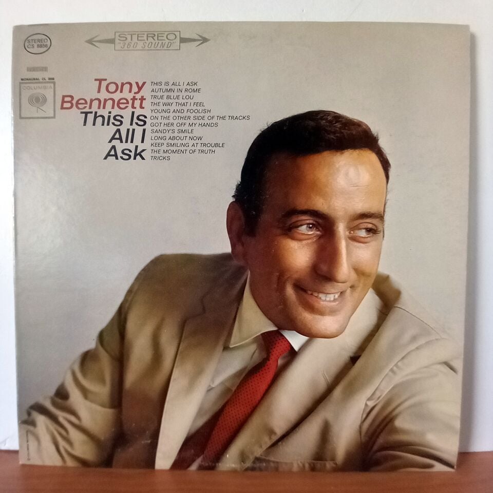 TONY BENNETT – THIS IS ALL I ASK (1963) - LP 2.EL PLAK
