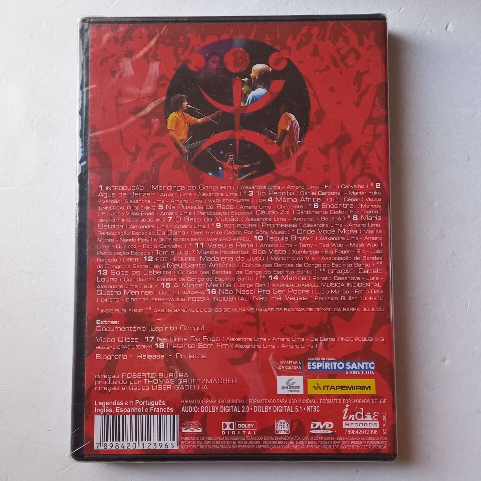 MANIMAL – AO VIVO (2005) - DVD AMBALAJINDA SIFIR