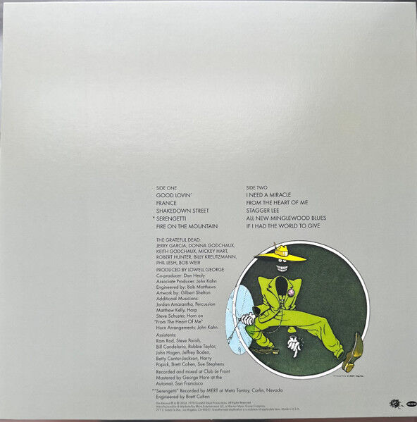 GRATEFUL DEAD - SHAKEDOWN STREETS (1978) - LP 2024 EDITION SIFIR PLAK