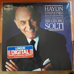 HAYDN: SYMPHONIES 102 & 103, LONDON PHILHARMONIC, GEORG SOLTI (1982) - LP DÖNEM BASKISI SIFIR PLAK