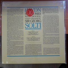 HAYDN: SYMPHONIES 102 & 103, LONDON PHILHARMONIC, GEORG SOLTI (1982) - LP DÖNEM BASKISI SIFIR PLAK