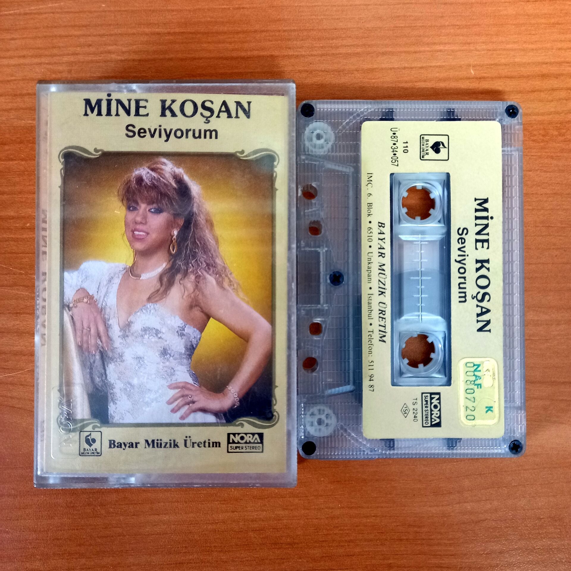 MİNE KOŞAN - SEVİYORUM (1987) - KASET 2.EL