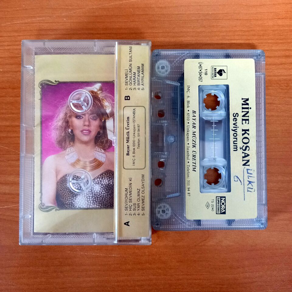 MİNE KOŞAN - SEVİYORUM (1987) - KASET 2.EL