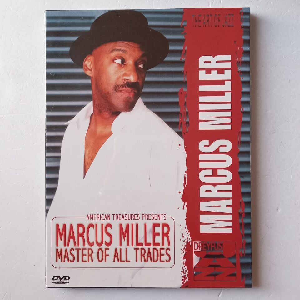 MARCUS MILLER – MASTER OF ALL TRADES (2005) - DVD DIGIPAK AMBALAJINDA SIFIR