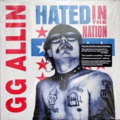 GG ALLIN - HATED IN THE NATION (1987) - LP 2004 EDITION SIFIR