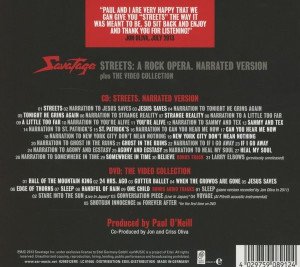 SAVATAGE – STREETS: A ROCK OPERA - NARRATED VERSION (1991) - CD + DVD SIFIR 2013