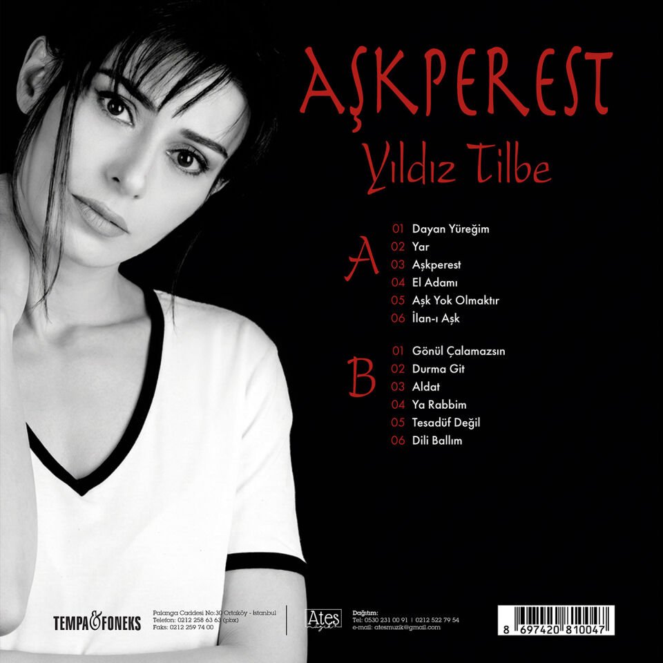 YILDIZ TİLBE - AŞKPEREST (1996) - LP 2026 BASIM SIFIR PLAK