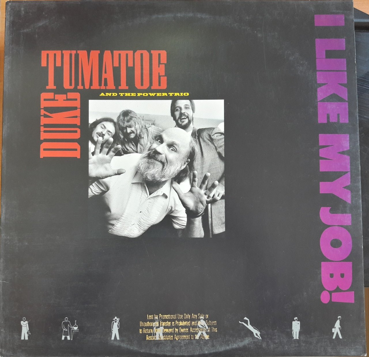 DUKE TUMATOE AND THE POWER TRIO - I LIKE MY JOB! (1989) - PLAK 2.EL