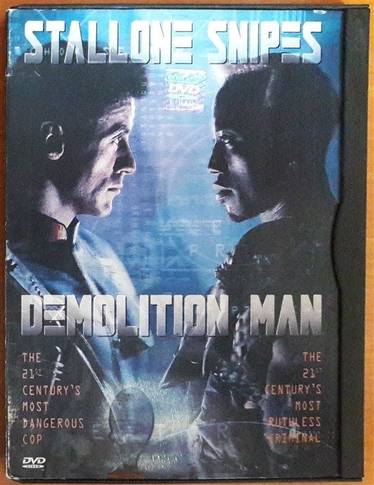 DEMOLITION MAN - SYLVESTER STALLONE - WESLEY SNIPES - SNAPCASE DVD 2.EL