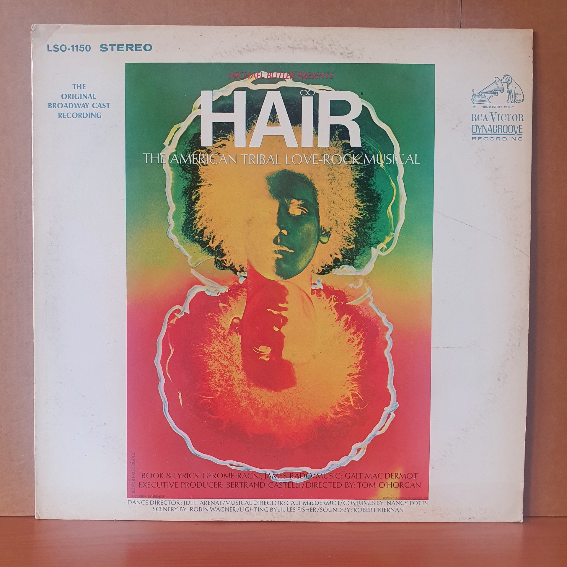 HAIR SOUNDTRACK / THE ORIGINAL BROADWAY CAST RECORDING (1968) - LP 2.EL PLAK