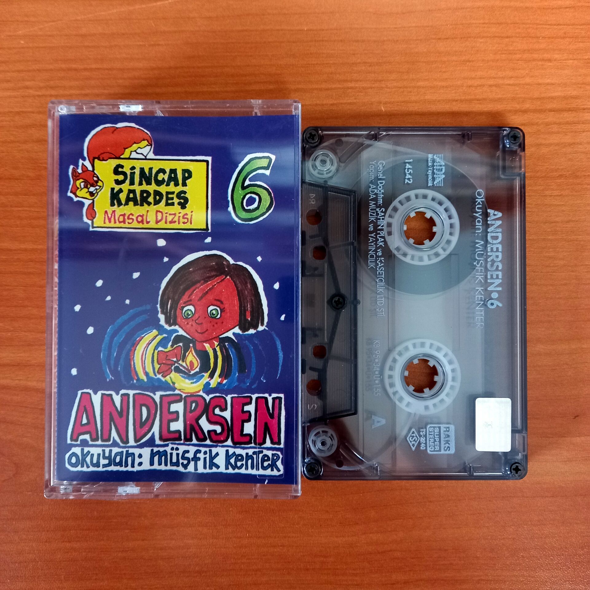SİNCAP KARDEŞ MASAL DİZİSİ 6 / ANDERSEN, OKUYAN: MÜŞFİK KENTER (1995) - KASET 2.EL