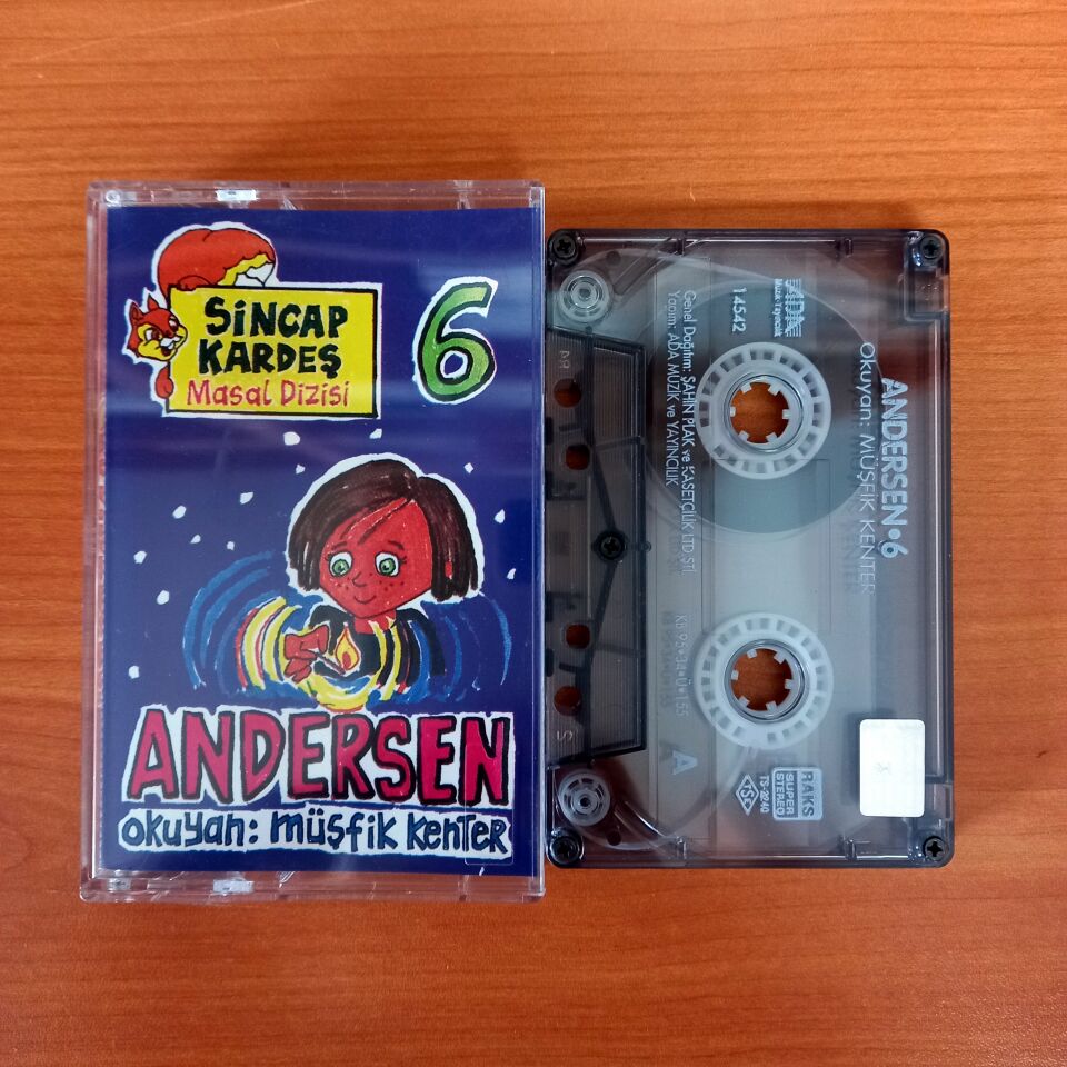 SİNCAP KARDEŞ MASAL DİZİSİ 6 / ANDERSEN, OKUYAN: MÜŞFİK KENTER (1995) - KASET 2.EL