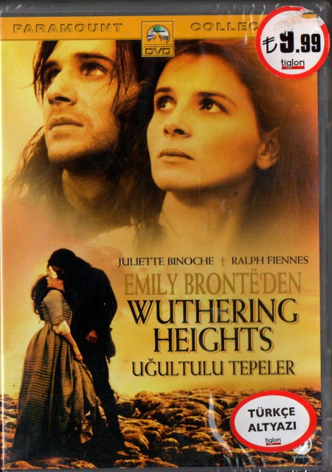 WUTHERING HEIGHTS - UĞULTULU TEPELER - JUILETTE BINOCHE - DVD AMBALAJINDA SIFIR