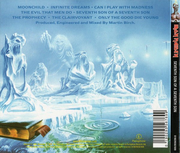 IRON MAIDEN – SEVENTH SON OF A SEVENTH SON (1988) - CD REMASTERED 2019 REISSUE DIGIPAK AMBALAJINDA SIFIR