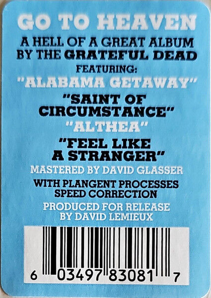 GRATEFUL DEAD - GO TO HEAVEN (1980) - LP 2024 EDITION SIFIR PLAK