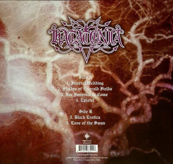 KATATONIA – FOR FUNERALS TO COME... (1995) - LP 2011 REISSUE SIFIR PLAK