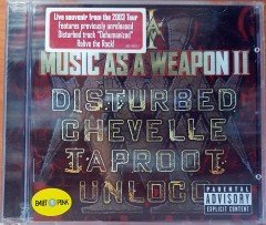 MUSIC AS A WEAPON II / DISTURBED CHEVELLE TAPROOT CD SIFIR