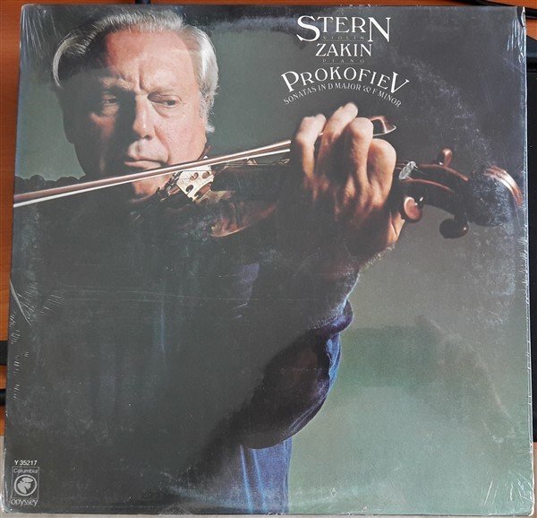 PROKOFIEV: SONATAS FOR VIOLIN AND PIANO, ISAAC STERN & ALEXANDER ZAKIN - LP SIFIR