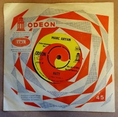 MARC ARYAN - GIORGINA / KATY (1964) - 7'' 45 DEVİR SINGLE PLAK