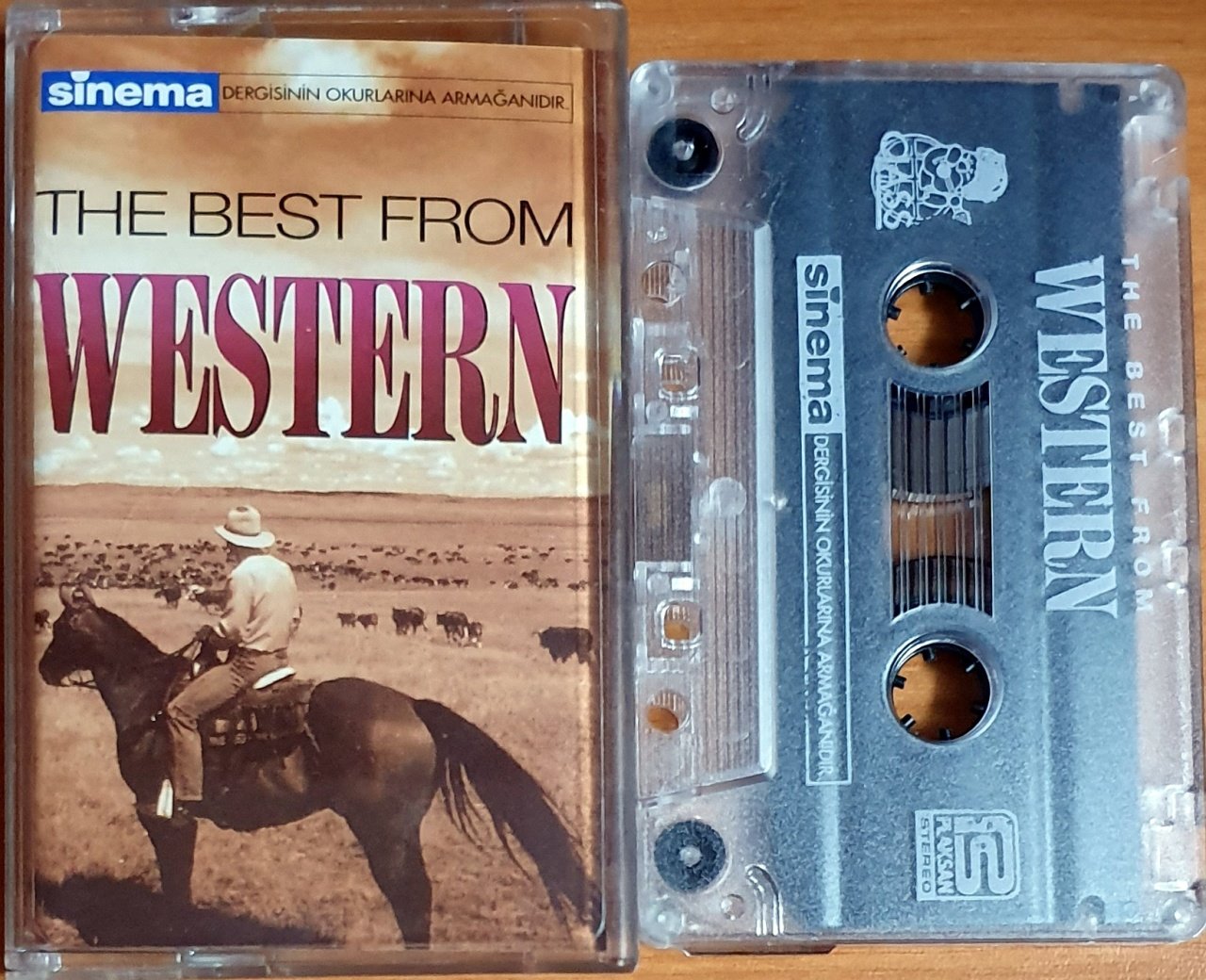 THE BEST FROM WESTERN - KASET SİNEMA DERGİSİ PROMO PLAKSAN 2.EL
