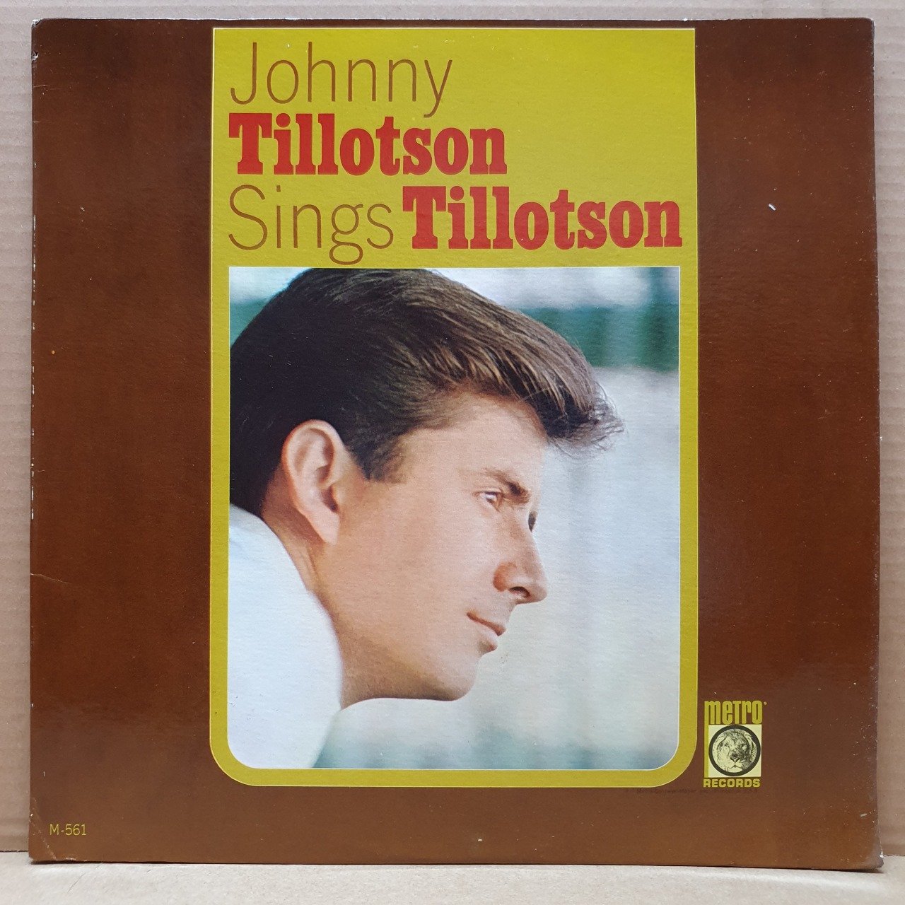 JOHNNY TILLOTSON - SINGS TILLOTSON (1966) - LP PROMO 2.EL PLAK