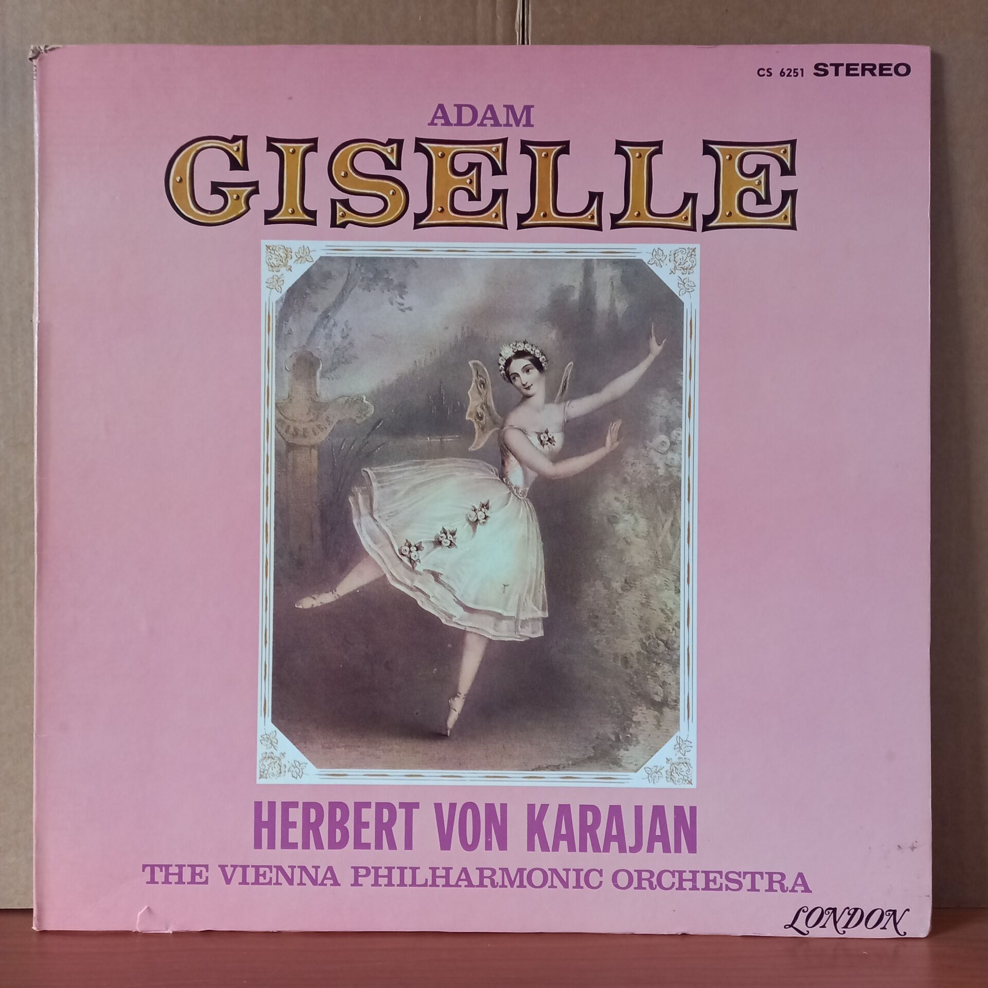 ADAM: GISELLE / HERBERT VON KARAJAN, THE VIENNA PHILHARMONIC ORCHESTRA - LP 2.EL PLAK