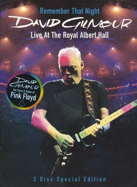 DAVID GILMOUR (PINK FLOYD) – REMEMBER THAT NIGHT: LIVE AT THE ROYAL ALBERT HALL (2007) - 2xDVD DIGIPAK 2.EL