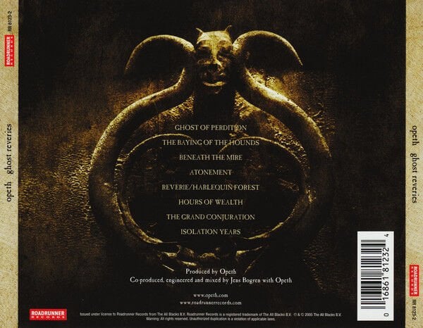OPETH – GHOST REVERIES (2005) - CD REISSUE JEWEL CASE AMBALAJINDA SIFIR