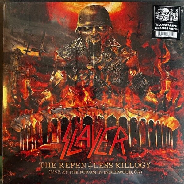SLAYER - THE REPENTLESS KILLOGY / LIVE AT THE FORUM IN INGLEWOOD CA (2019) - 2LP 2025 TRANSPARENT ORANGE COLOURED EDITION SIFIR PLAK