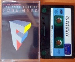 FOREIGNER - THE VERY BEST OF (1990) MMY CASSETTE MADE IN TURKEY ''USED'' PAPER LABEL
