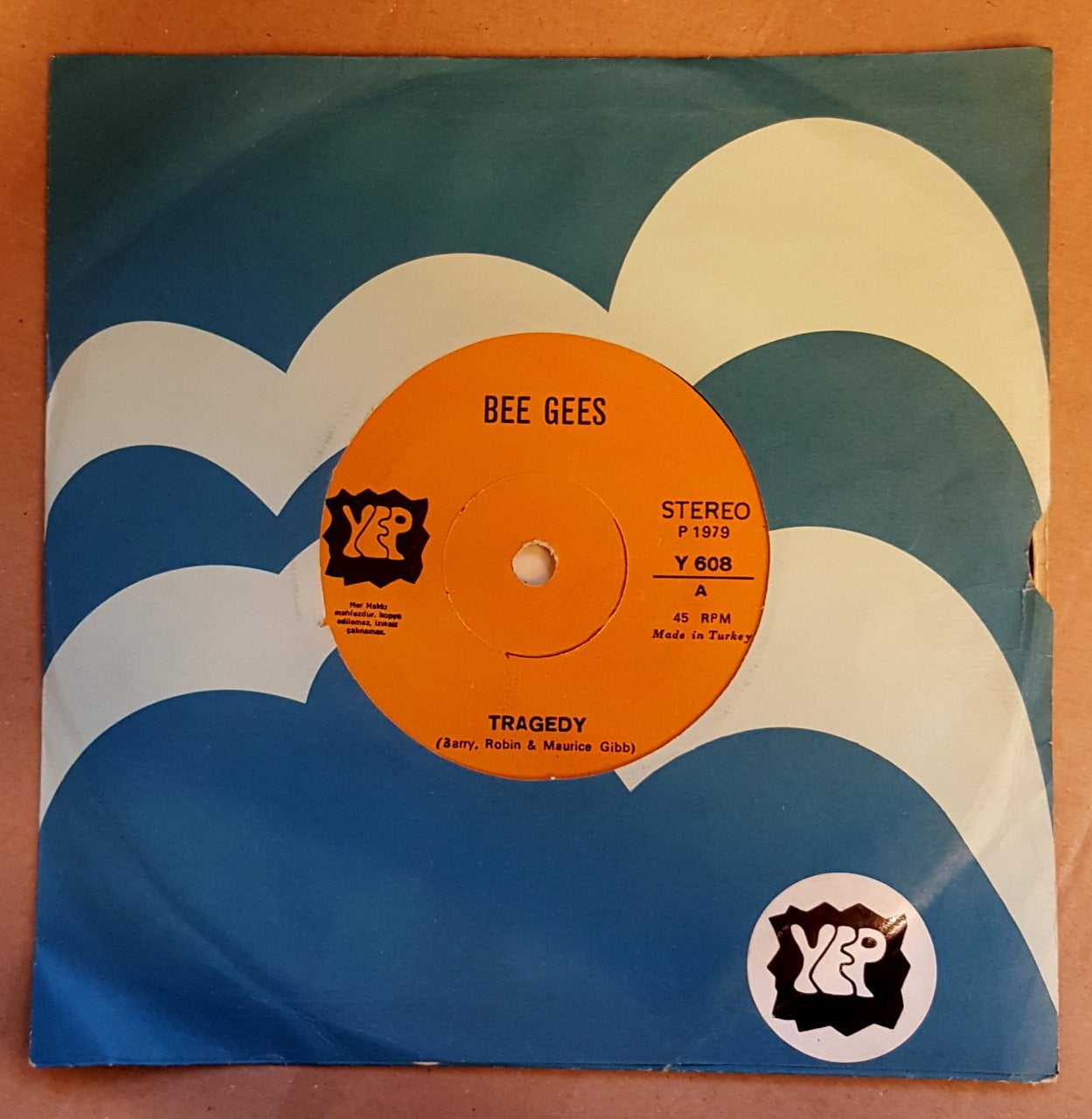 BEE GEES - TRAGEDY / UNTIL (1979) - 7'' 45 DEVİR SINGLE PLAK