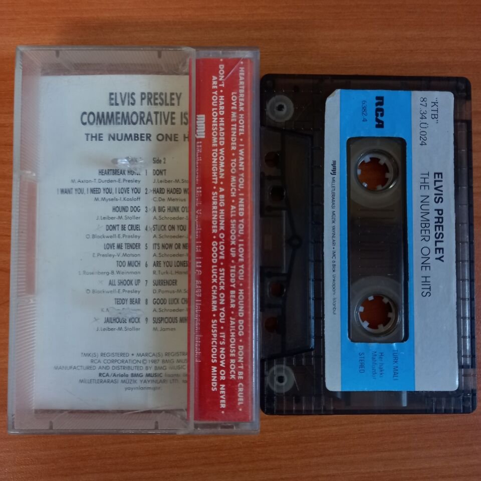 ELVIS PRESLEY - THE NUMBER ONE HITS (1987) - KASET 2.EL