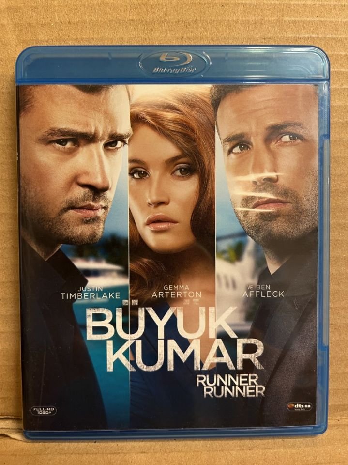 BÜYÜK KUMAR - RUNNER RUNNER - JUSTIN TIMBERLAKE - BLU-RAY 2.EL