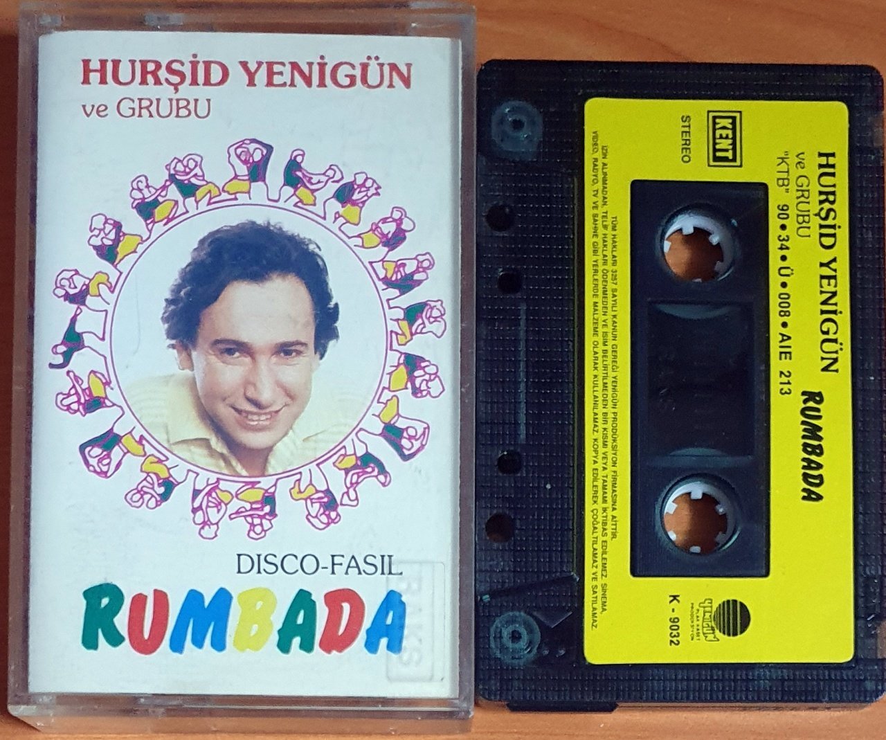HURŞİD YENİGÜN VE GRUBU - DISCO-FASIL RUMBADA (1990) - KASET KENT 2.EL