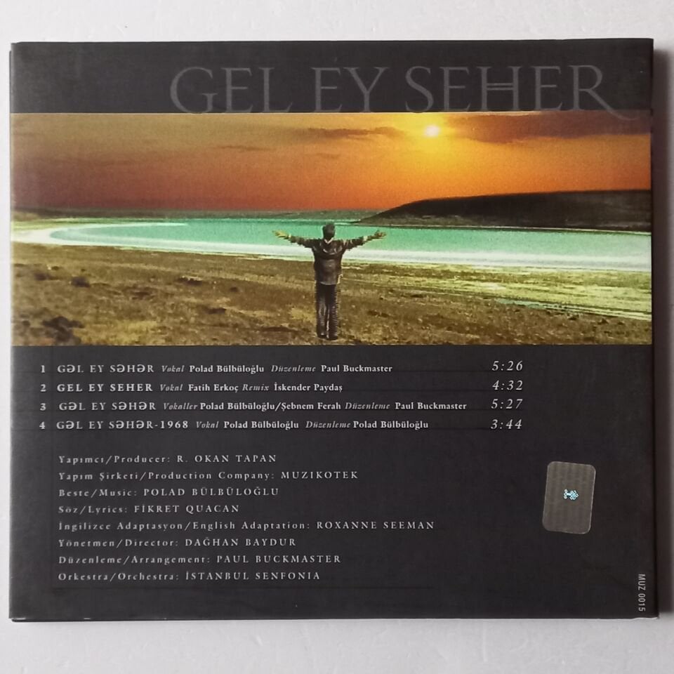 POLAD BÜLBÜLOĞLU, ŞEBNEM FERAH, FATİH ERKOÇ – GEL EY SEHER (1998) - CD DIGIPAK 2.EL