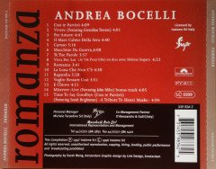 ANDREA BOCELLI - ROMANZA (1997) - CD COMPILATION 2.EL