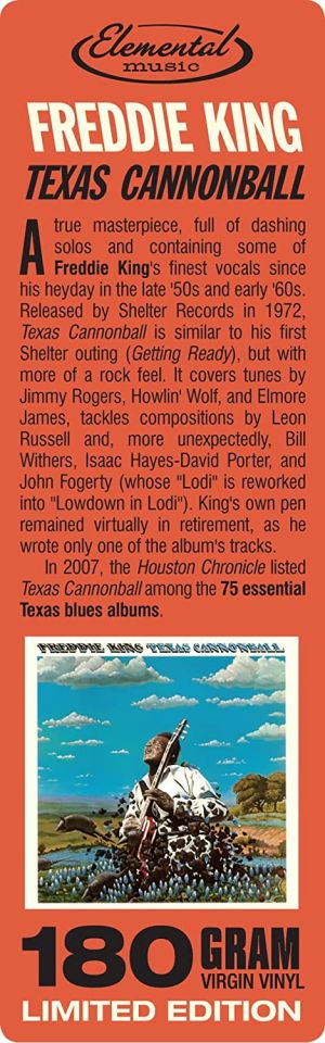FREDDIE KING - TEXAS CANNONBALL (1972) - LP 180GR 2023 REISSUE SIFIR PLAK