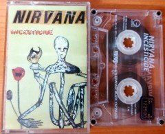NIRVANA - INCESTICIDE (1992) MMY TRANSPARENT CASSETTE MADE IN TURKEY ''USED''