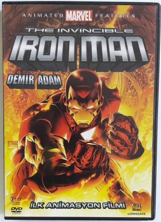 THE INVINCIBLE IRON MAN - DEMİR ADAM - MARVEL ANİMASYONU - DVD 2.EL