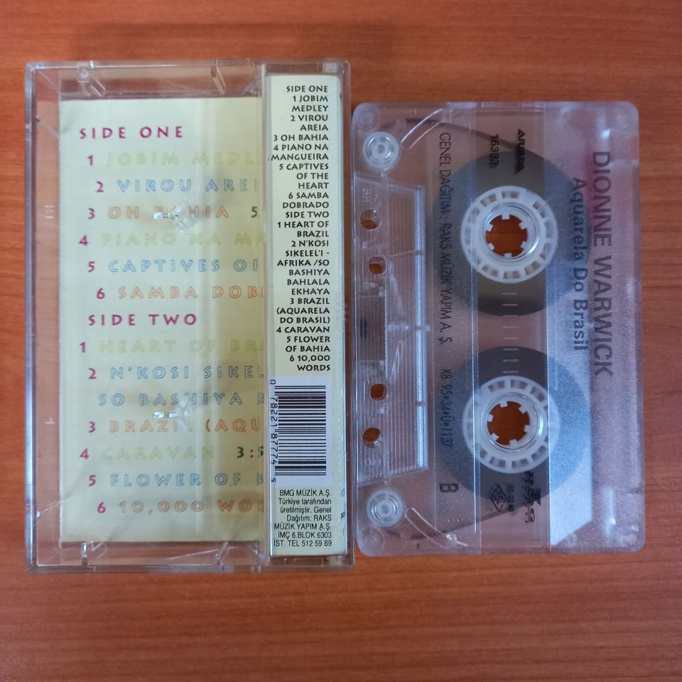 DIONNE WARWICK - AQUARELA DO BRASIL (1995) - KASET 2.EL